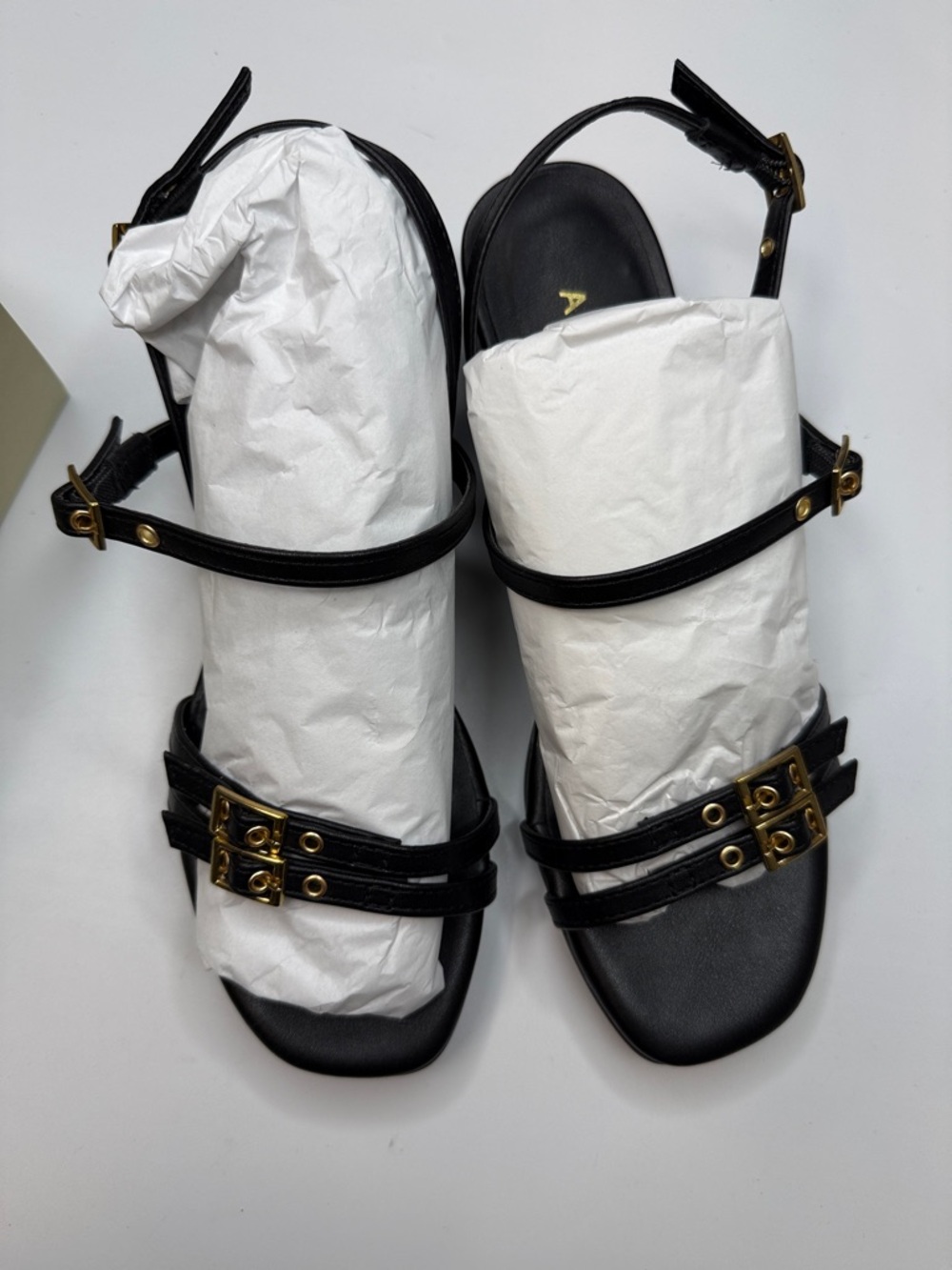 Anne Klein Women's Mackenzie Strappy Buckle Block Heel Dress Sandals- Size 6.5 - Picture 6 of 10